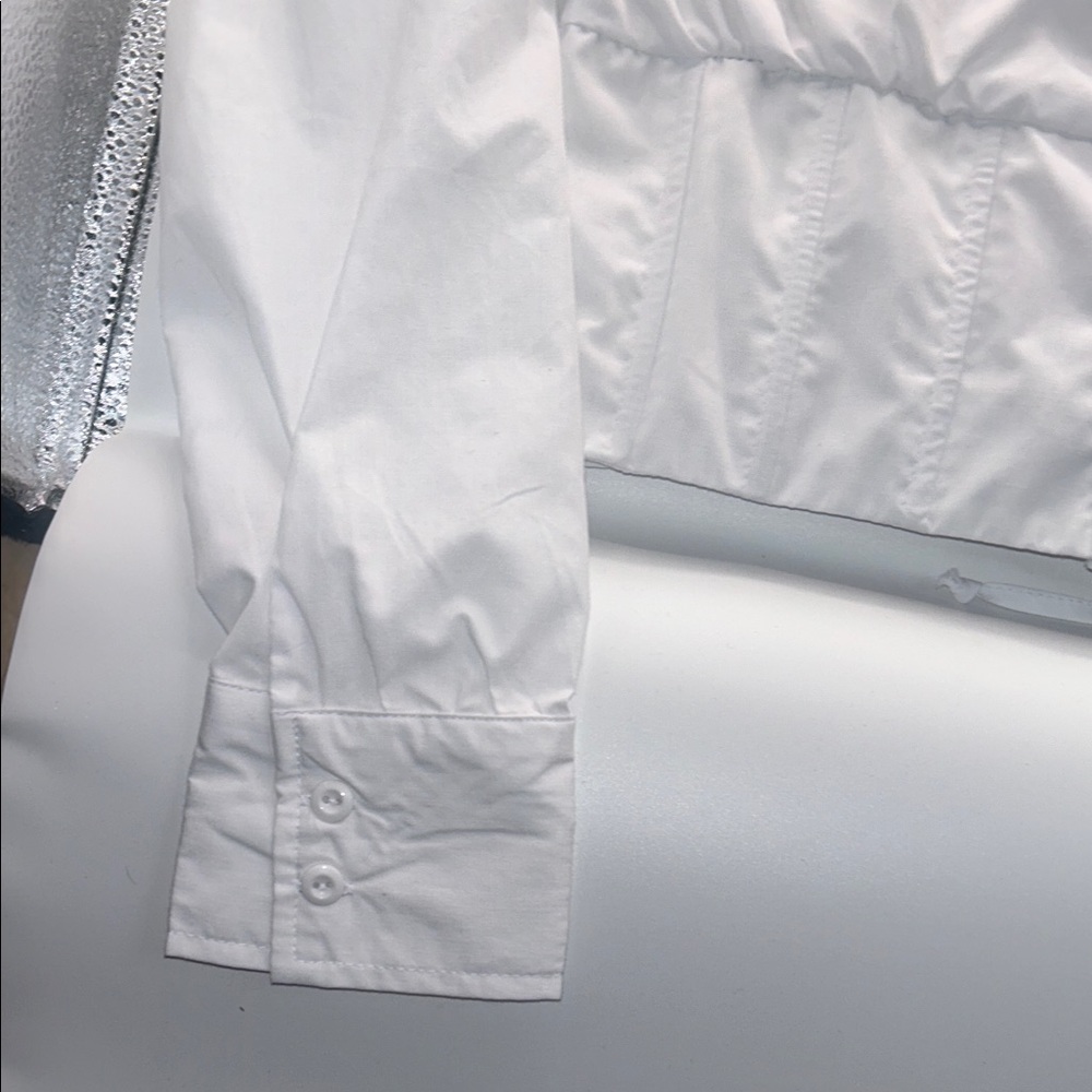 J for Justify Crisp White Button-Down Shirt - Picture 4 of 13